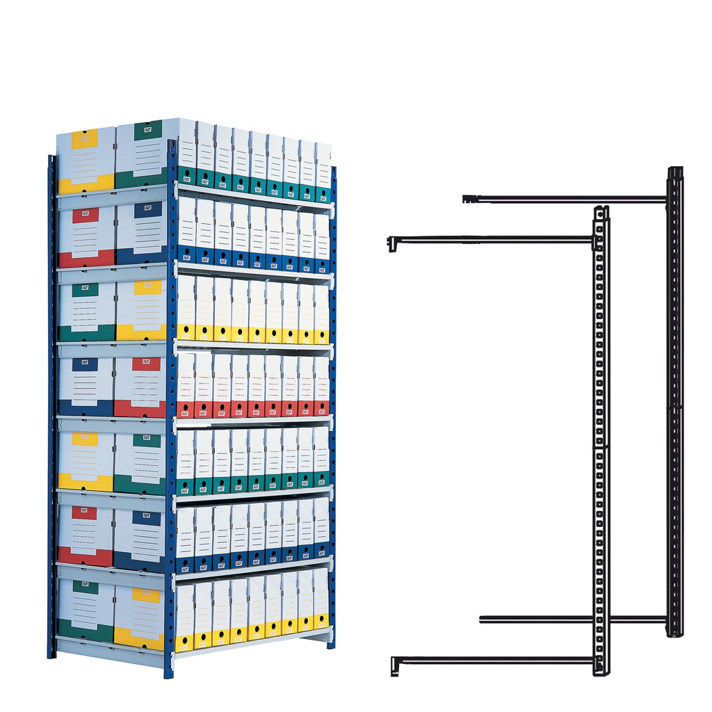 Scaffale RANG'ECO 5 ripiani 100x70xH200cm - Modulo Aggiunta