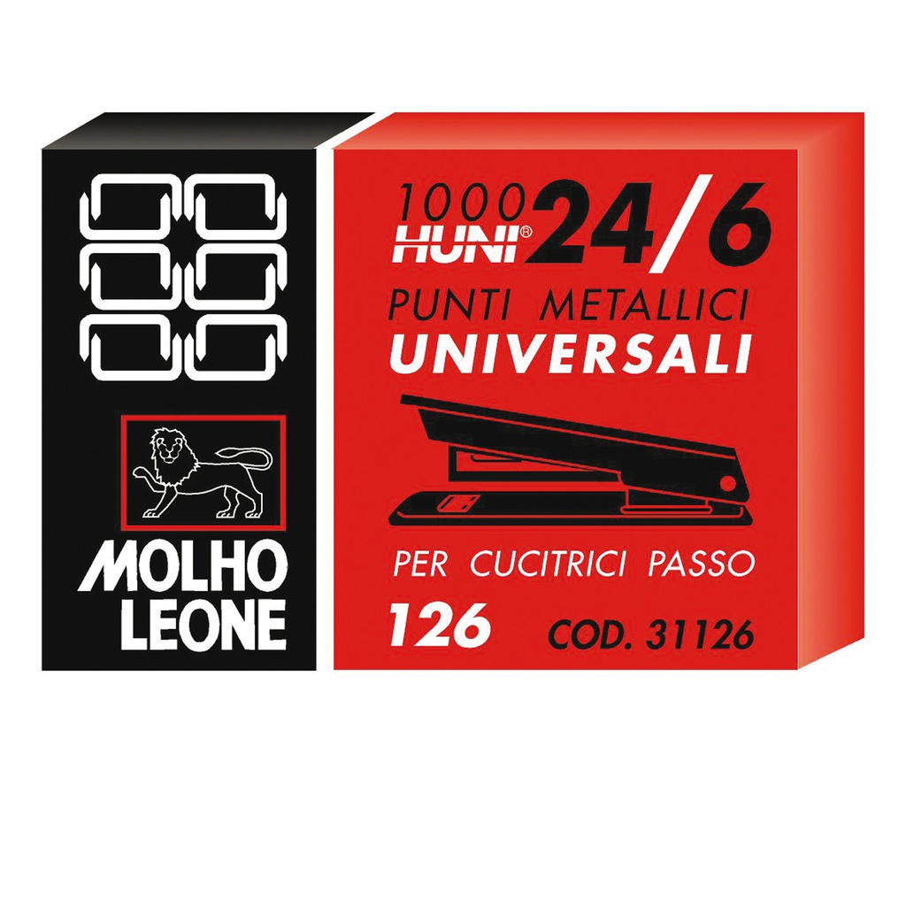 SCATOLA 1000 PUNTI 126 (24/6 LEONE