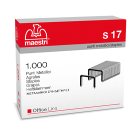 SCATOLA 1000 PUNTI S17 (23/17 IN ACCIAIO RO-MA