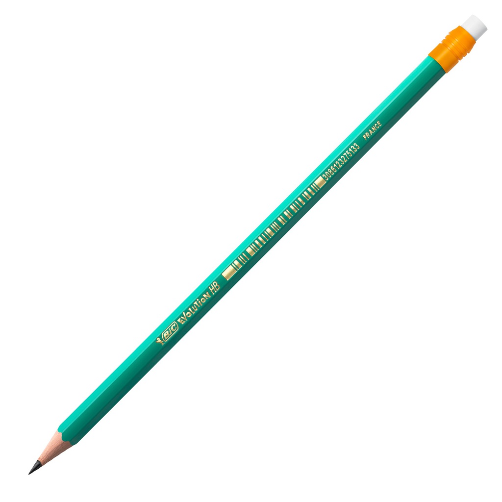 Scatola 12 matite ECOlutionsEvolution Graphite 655 HB BIC® con gommino
