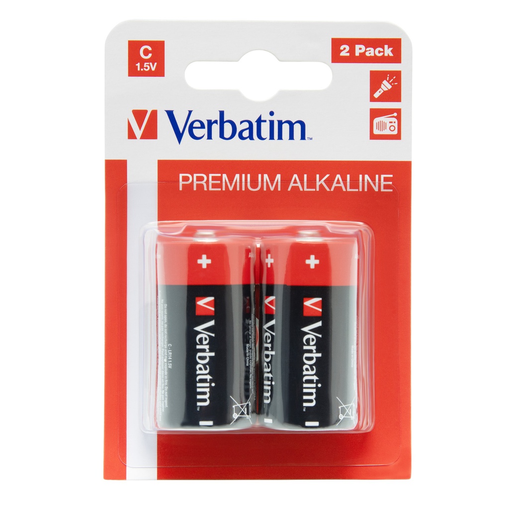 SCATOLA 2 PILE C ALKALINE MEZZA TORCIA