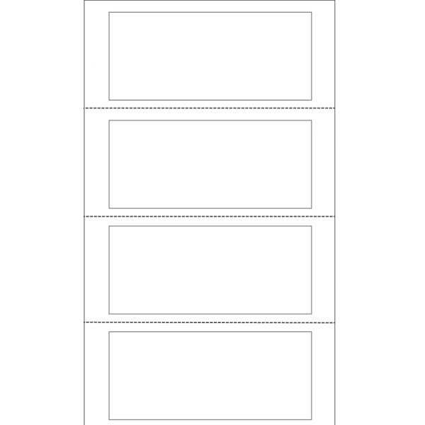 Scatola 400 etichette adesive in modulo 140x60mm TT951-2 per passaggi proprietA'