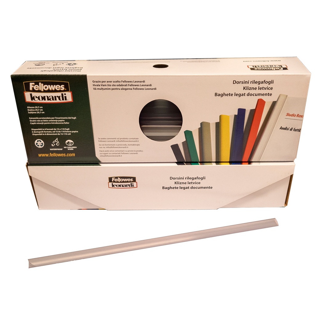 SCATOLA 50 DORSETTI 3MM TRASPARENTE TONDO
