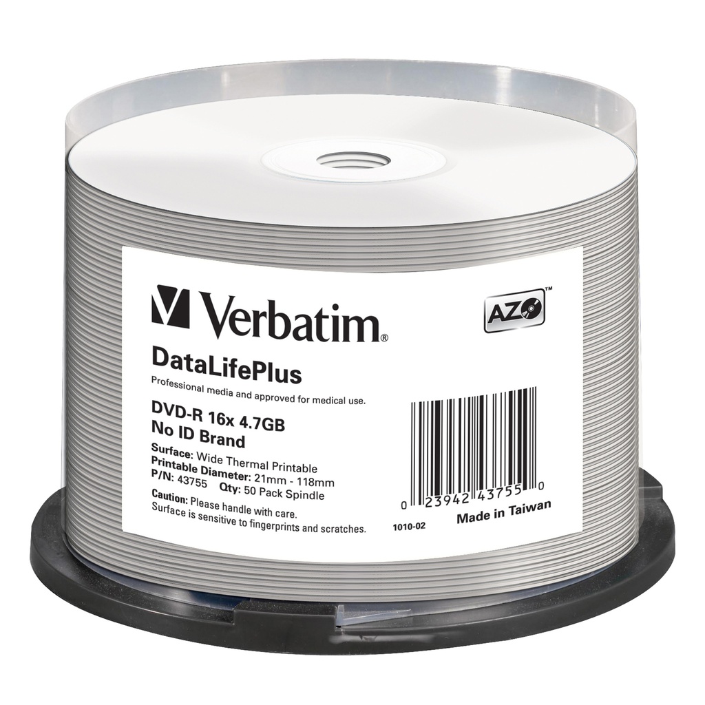 SCATOLA 50 Professional WIDE THERMAL PRINTABLE NO ID 16 4.7GB / 120'