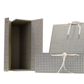 SCATOLA ARCHIVIO IN LEGNO ''UNIVERSALE'' C/FETTUCCIA 38X27CM DORSO 12