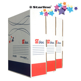 Scatola archivio ST-BOX A4 LEGAL 35,5x26x9 cm STARLINE
