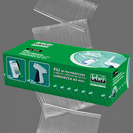 SCATOLA DA 5000 FILI IN PP 40MM PER SPARAFILI 5260 LEBEZ