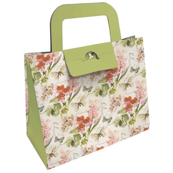 ***Scatola portaoggetto 27x22,5x12,5cm fantasia Romantica Kartos