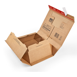 SCATOLA SPEDIZIONE A5+ 230X166X90MM AVANA