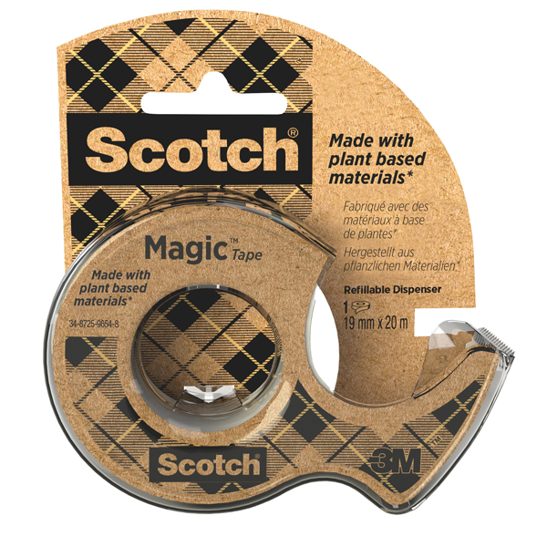 Nastro adesivo Scotch® Magic 900 green 19mmx20mt in chiocciola
