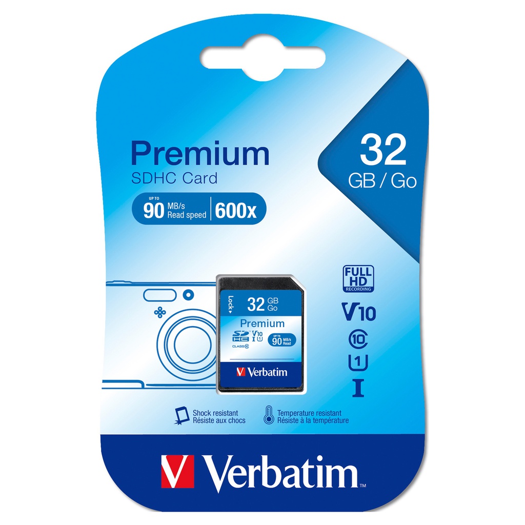 SECURE DIGITAL CARD 32GB HC CLASS 10 (MIN 10MB/SEC