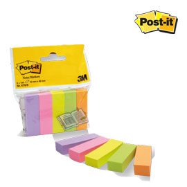 SEGNAPAGINA Post-it® 670-5 (500FG 5COLORI INDEX 15X50MM IN CARTA