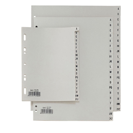 SEPARATORE ALFABETICO A-Z 24,5X30 PPL RECORD RA4 A-Z MAX SEI ROTA