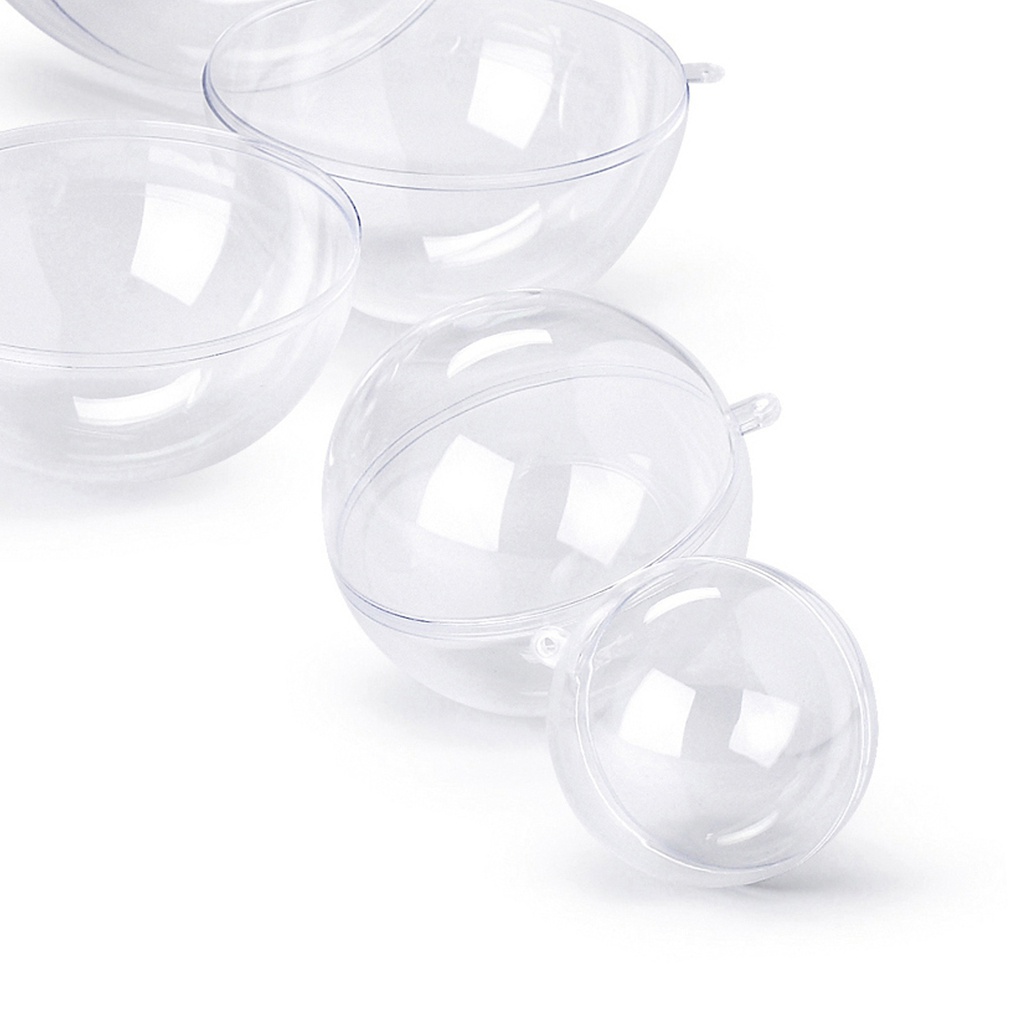 SFERA APRIBILE in POLISTIRENE TRASPARENTE D100mm RI.PLAST