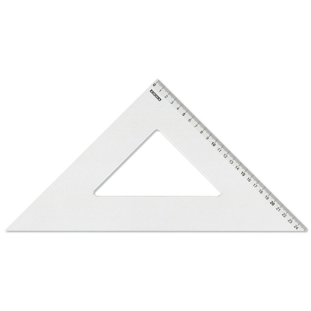 SQUADRA PROFIL ALLUMINIO 45  35CM ARDA
