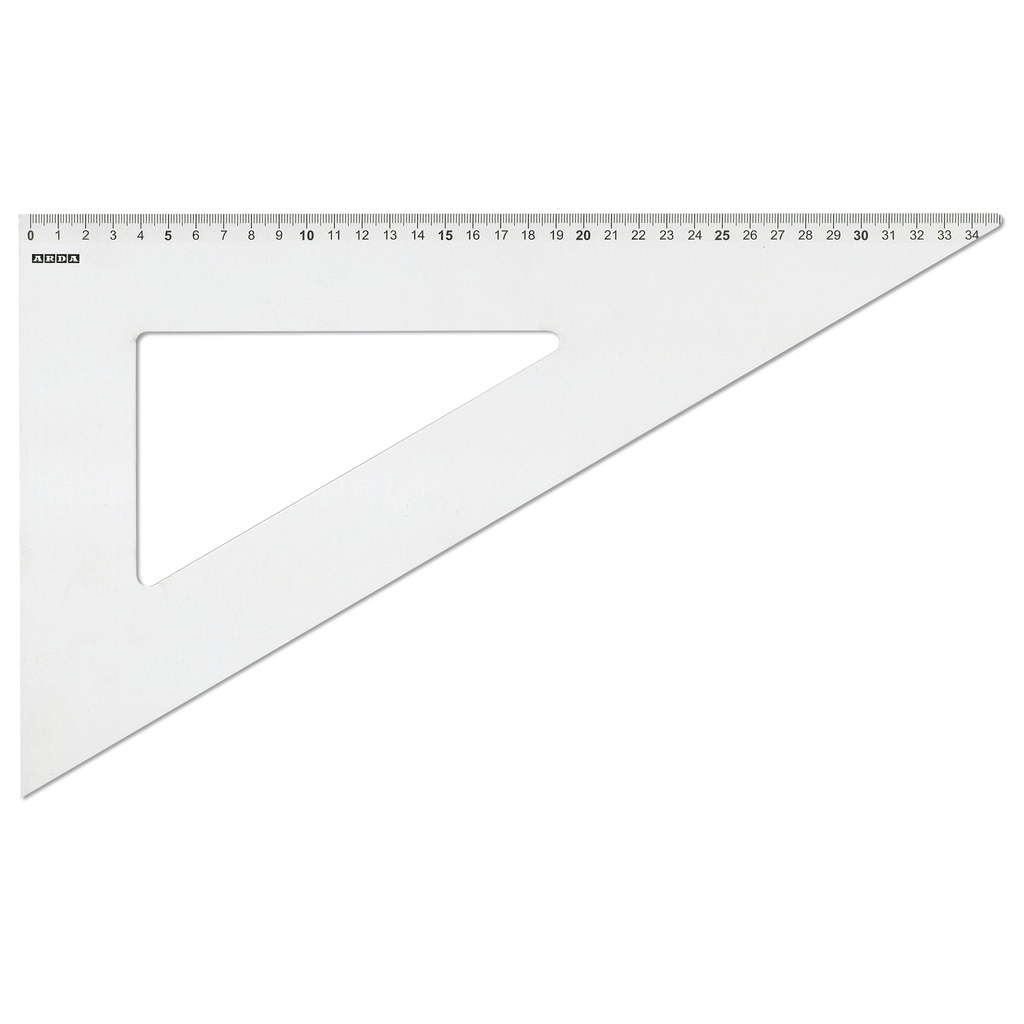 SQUADRA PROFIL ALLUMINIO 60  35CM ARDA
