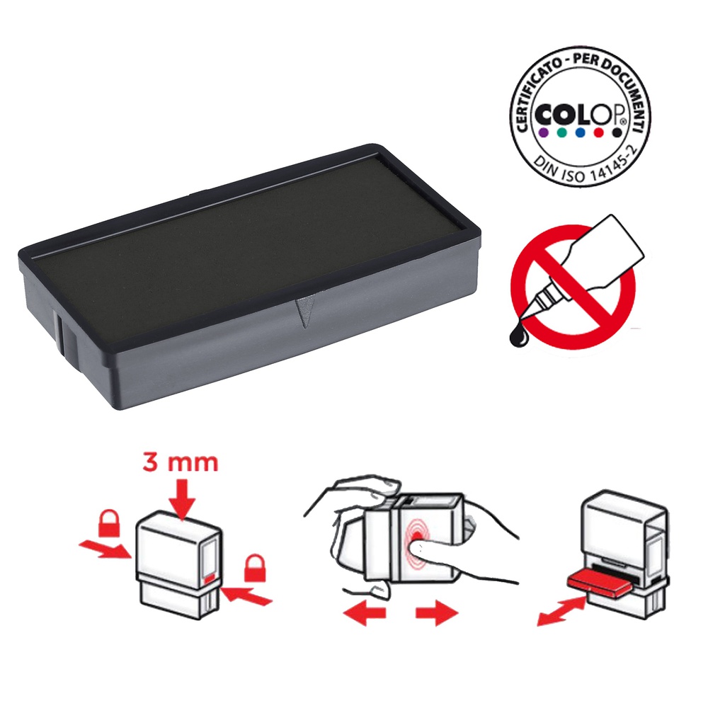 TAMPONE COLOP E/20 NERO