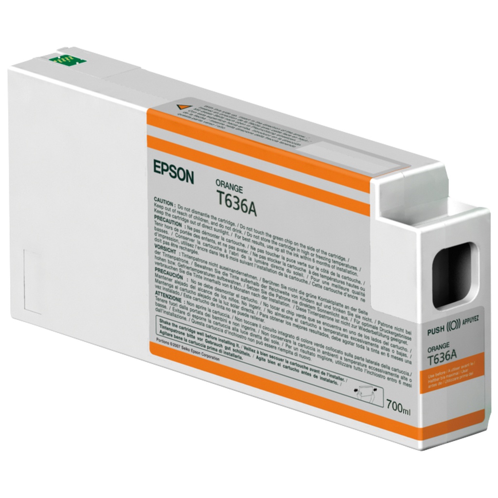 TANICA INCHIOSTRO A PIGMENTI ARANCIO EPSON ULTRACHROME HDR(700ML.