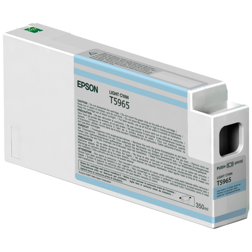 TANICA INCHIOSTRO A PIGMENTI CIANO-CHIARO EPSON ULTRACHROME HDR (350ML