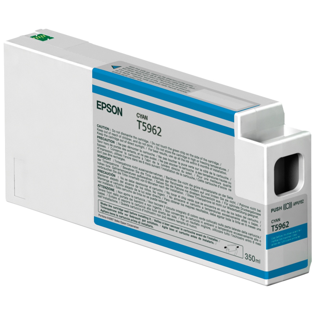 TANICA INCHIOSTRO A PIGMENTI CIANO EPSON ULTRACHROME HDR (350ML