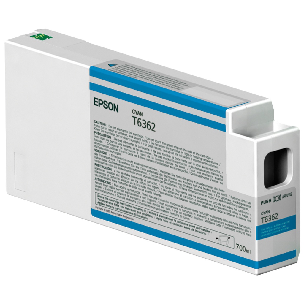 TANICA INCHIOSTRO A PIGMENTI CIANO EPSON ULTRACHROME HDR(700ML.
