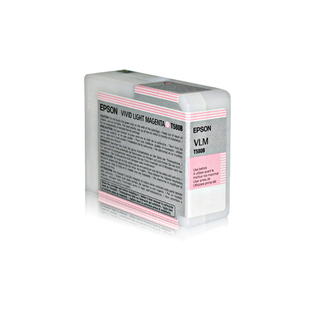 TANICA INCHIOSTRO A PIGMENTI EPSON ULTRACHROME K3 VIVID-MAGENTA CHIARO (80ML.