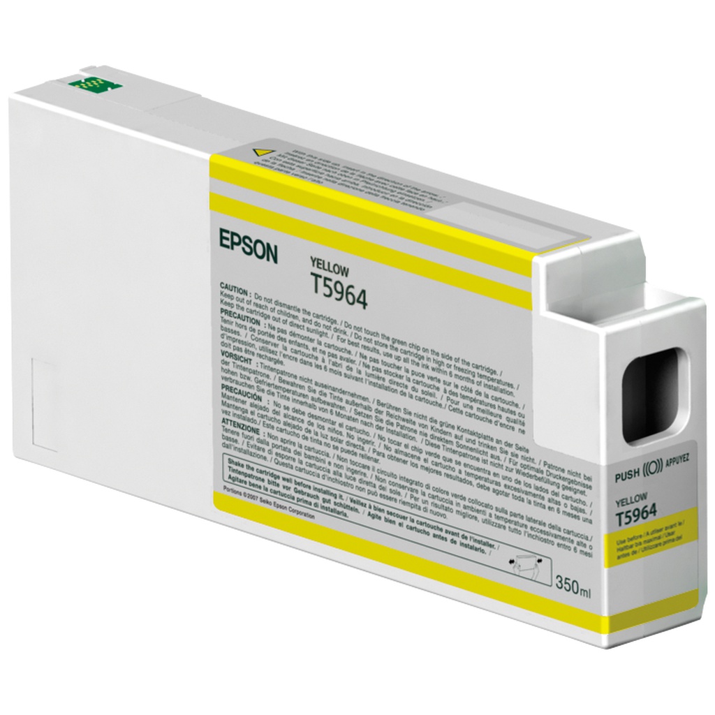 TANICA INCHIOSTRO A PIGMENTI GIALLO EPSON ULTRACHROME HDR (350ML