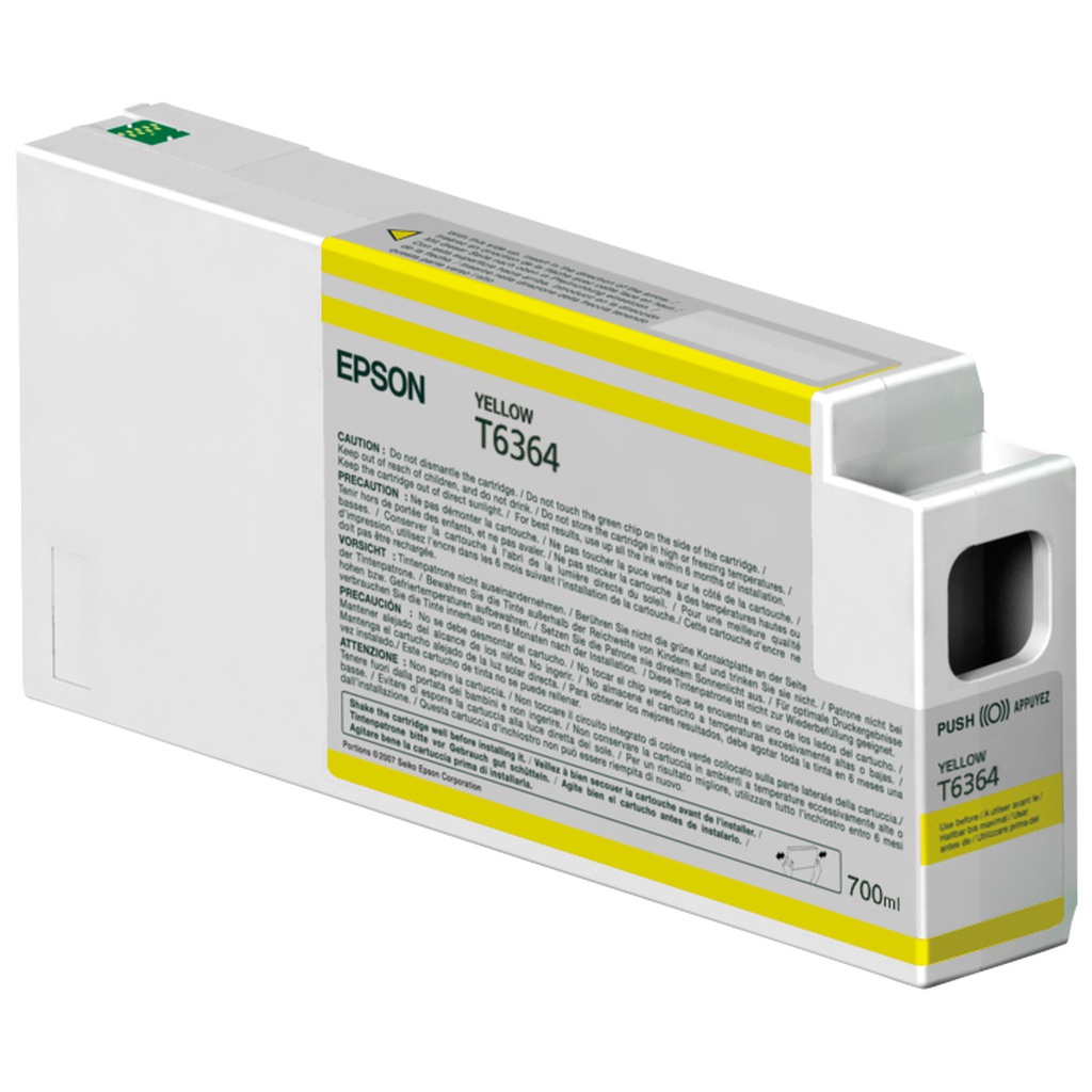 TANICA INCHIOSTRO A PIGMENTI GIALLO EPSON ULTRACHROME HDR(700ML.