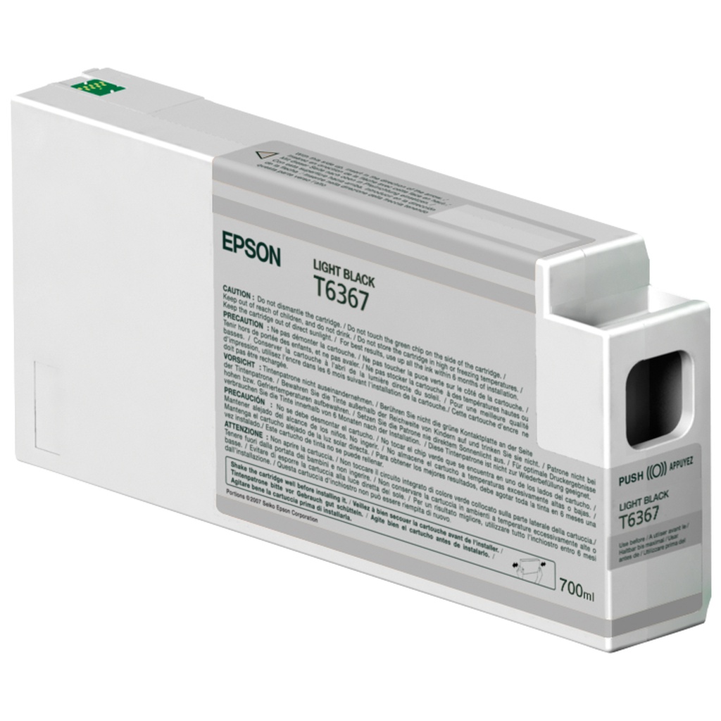 TANICA INCHIOSTRO A PIGMENTI NERO-LIGHT EPSON ULTRACHROME HDR(700ML.