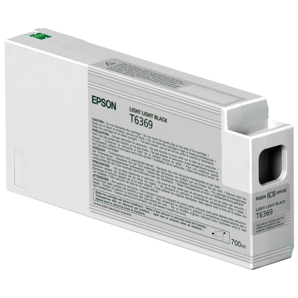 TANICA INCHIOSTRO A PIGMENTI NERO LIGHT-LIGHT EPSON ULTRACHROME HDR(700ML.