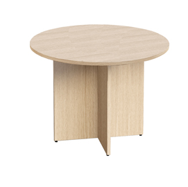 Tavolo riunione tondo D100cm Rovere - AgorA' Direction