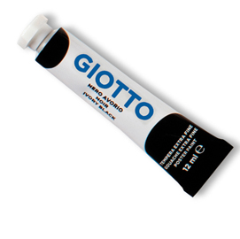 TEMPERA GIOTTO TUBO 4 (12ML NERO 24