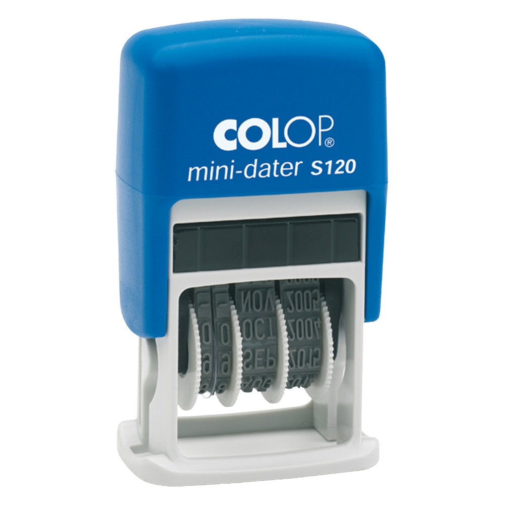 Timbro mini datario S120 3,8mm autoinchiostrante COLOP