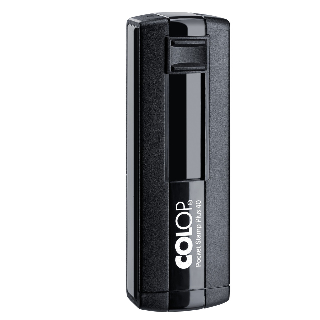 Timbro Pocket Stamp Plus 40 23 x 59 mm - 6 righe autoinchiostrante nero COLOP