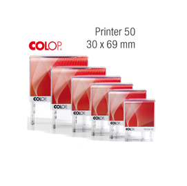 Timbro Printer 50 G7 autoinchiostrante 30x69mm 7 righe COLOP
