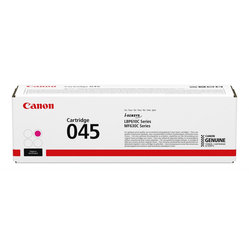 TONER CANON CRG 045 M MAGENTA PER LBP613Cdw, LBP611Cn MF635Cx, MF633Cdw, MF631Cn