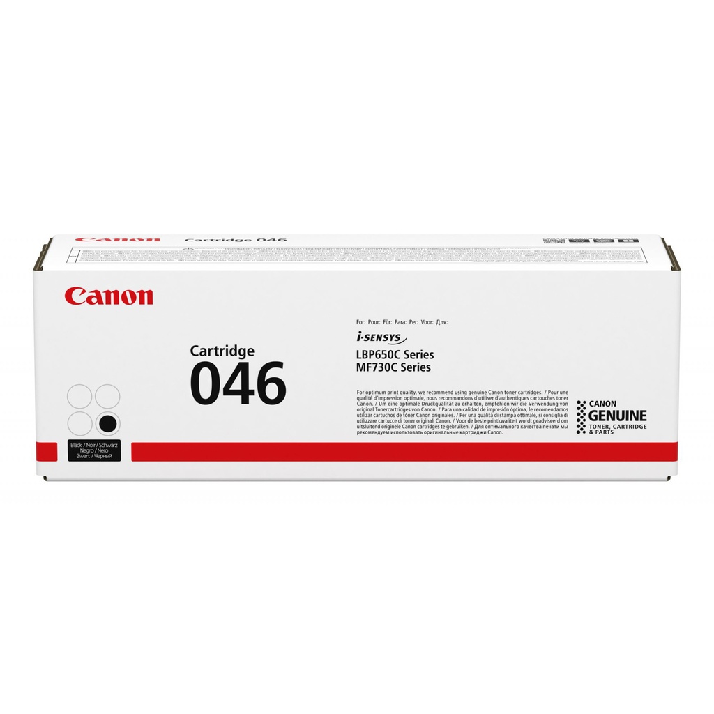 TONER CANON CRG 046 NERO LBP654Cx, LBP653Cdw MF735Cx, MF734Cdw, MF732Cdw