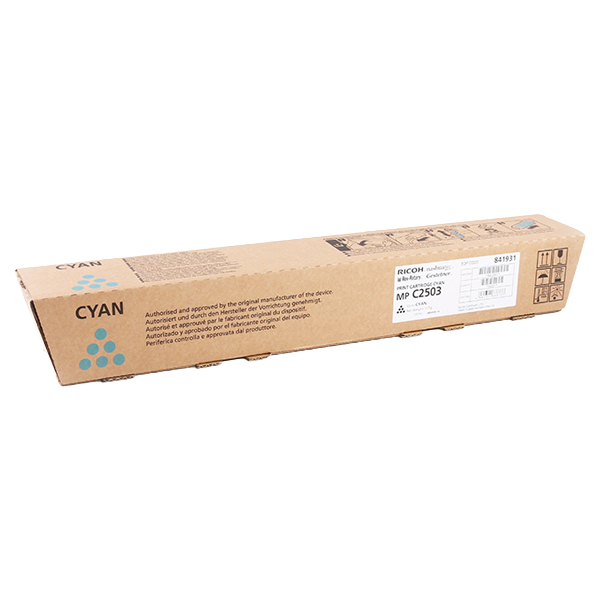 TONER CIANO CAP. STANDARD MPC2003 - MPC2503 841931