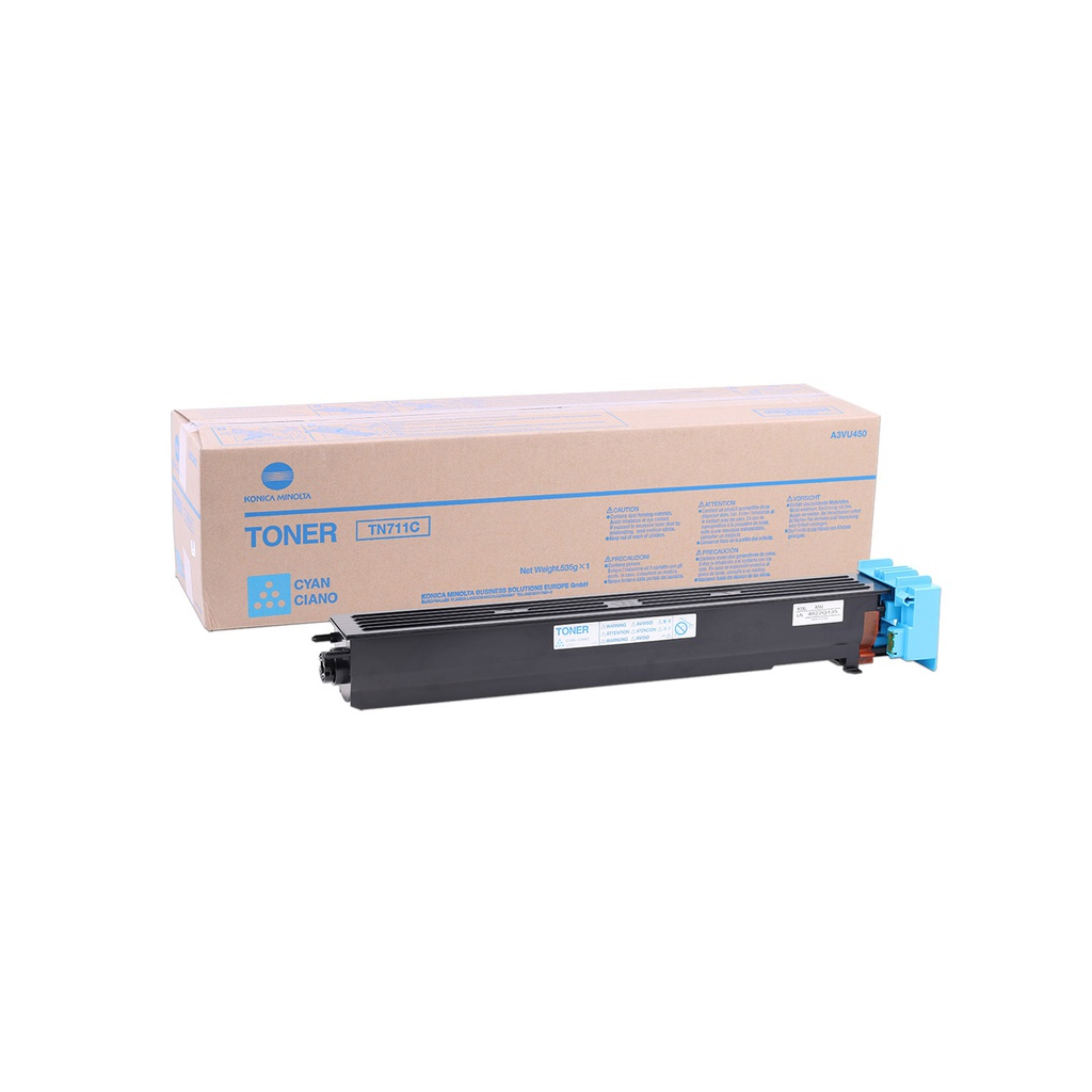 TONER CIANO per BIZHUB C654E/C754E (35.100 pagine- TN-711C