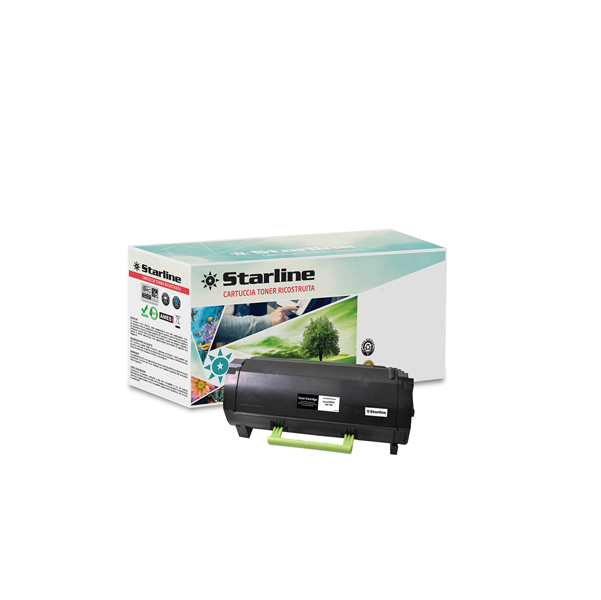 TONER NERO RIC PER LEXMARK MX310,MX410,MX510,MX511,MX611 SERIES