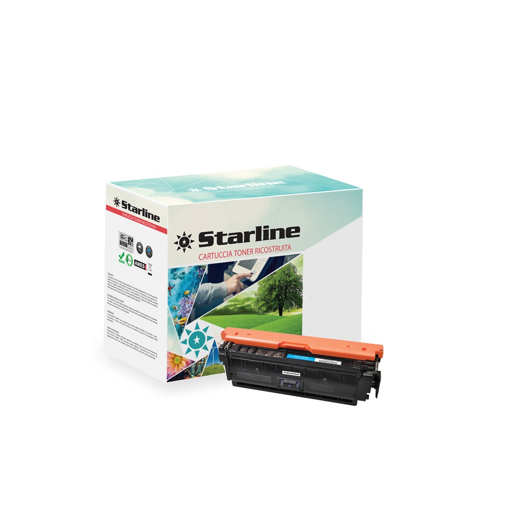 TONER RIC CIANO PER HP LASER JET SERIE M553 (508X ALTA CAPACITA