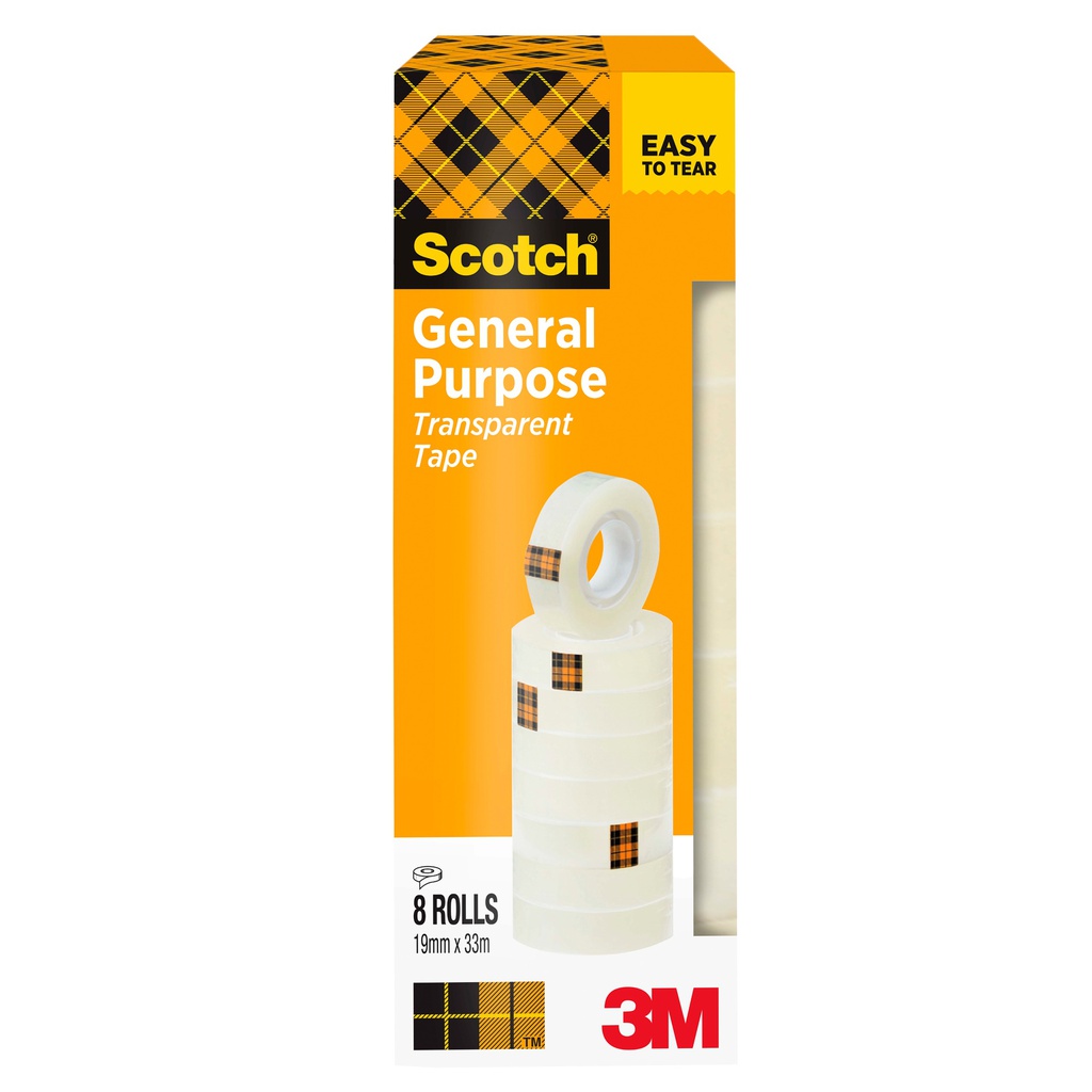 TORRE 8 RT NASTRO ADESIVO Scotch® 508 19MMX33M IN PPL