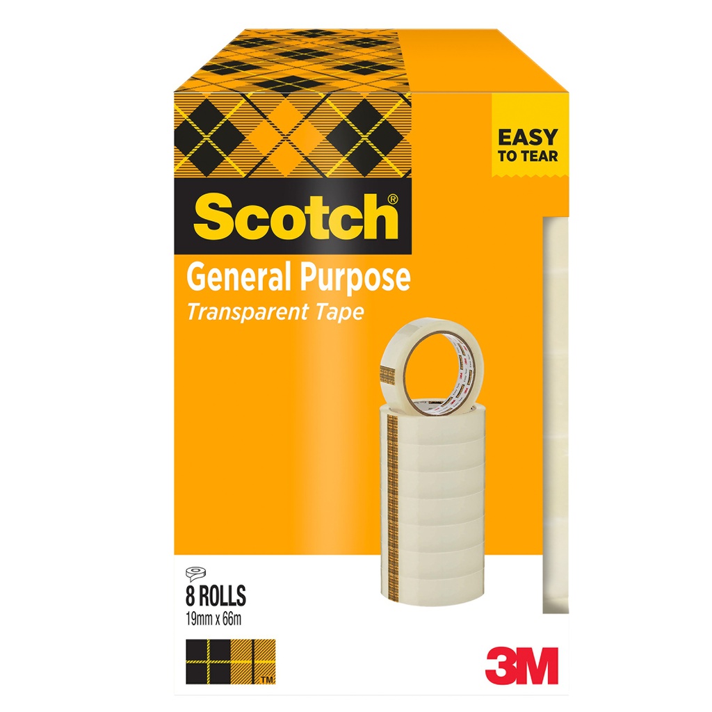 TORRE 8 RT NASTRO ADESIVO Scotch® 508 19MMX66M IN PPL