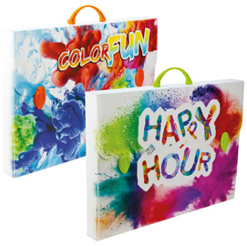 Valigetta polionda Color 36,5x56,5cm dorso 5,5cm fantasie assortite