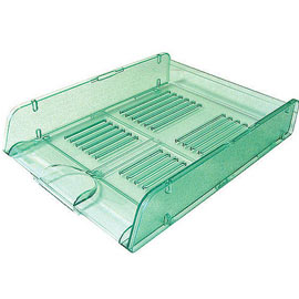 Vaschetta portacorrispondenza Trasparent Colors verde ARDA