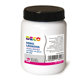 Vernice lavagna all'acqua nero 250ml DECO
