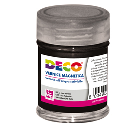 Vernice lavagna magnetica all'acqua nero 120gr DECO