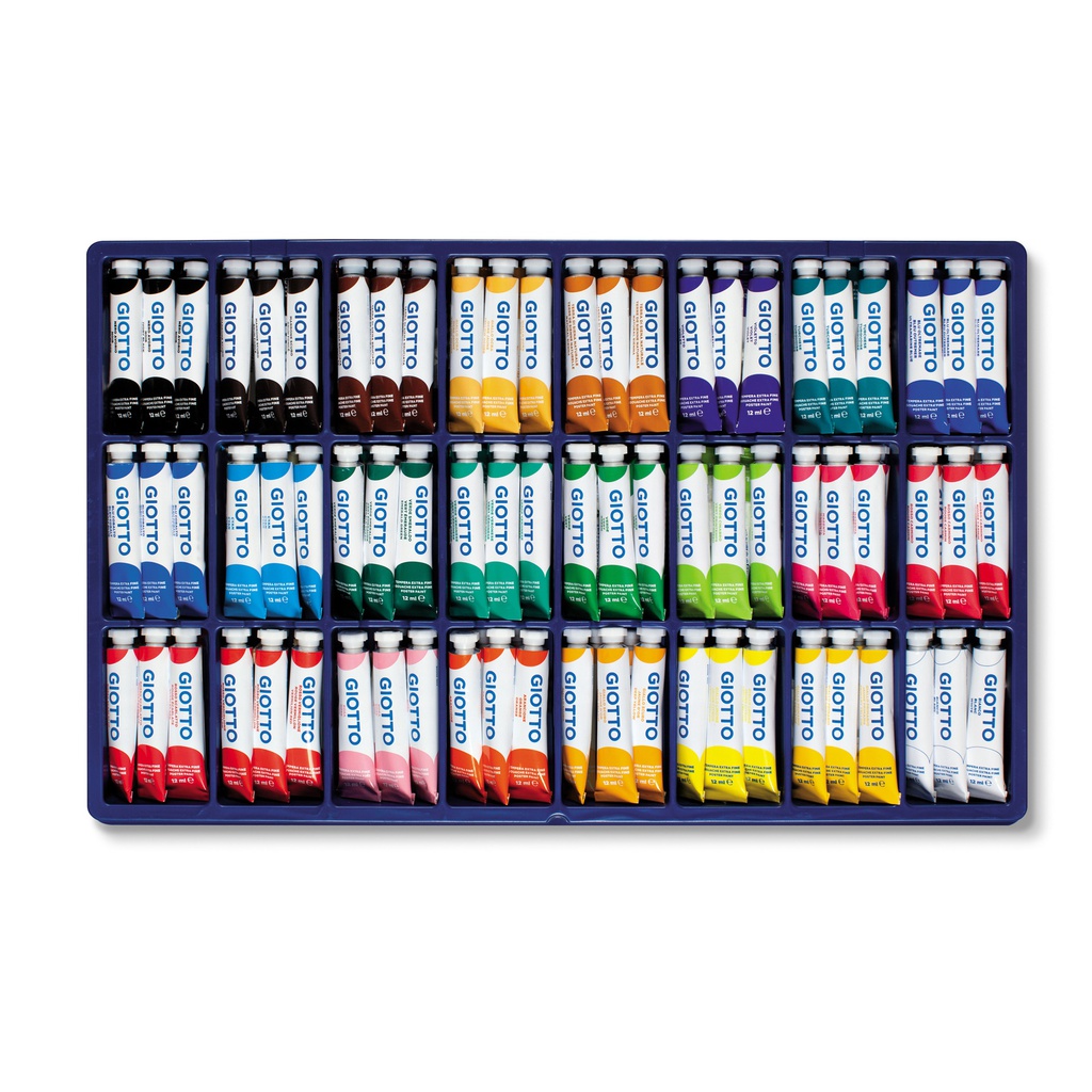 VETRINETTA 144 TEMPERA GIOTTO TUBO 4 (12ML ASSORT.