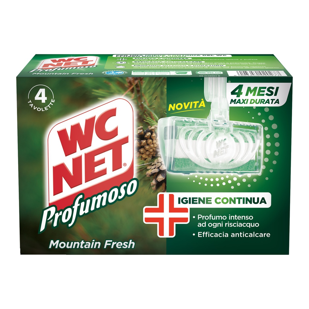 WC NET TAVOLETTA PROFUMOSO MONTAIN FRESH (4X34GR