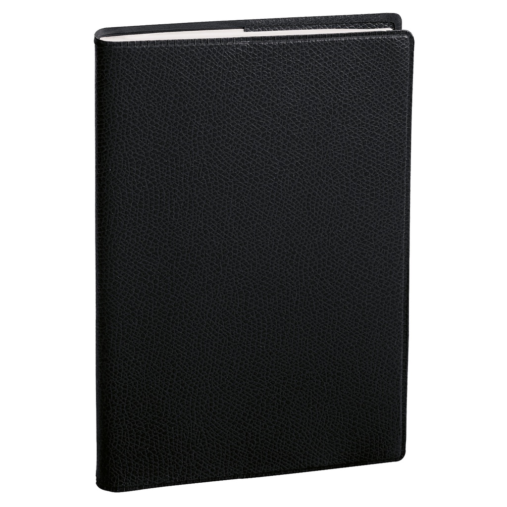 Agenda settimanale Presidente 21x27cm Impala nero 2027 Quo Vadis
